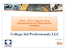 2010—2011 Step by Step Instructions on Educational Funding